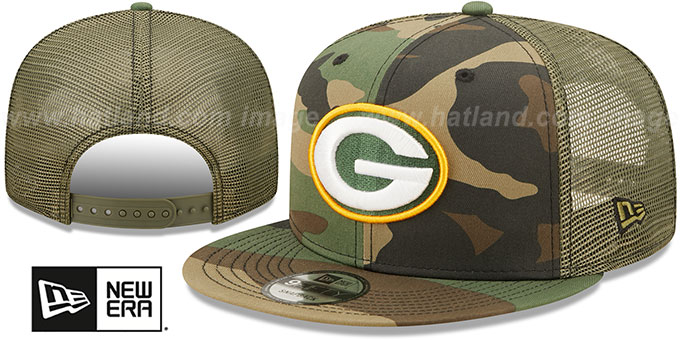 Packers 'ARMY CAMO TRUCKER' Hat by New Era