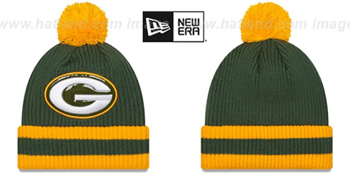 Packers 'CHILLER FILLER BEANIE' Green-Gold by New Era