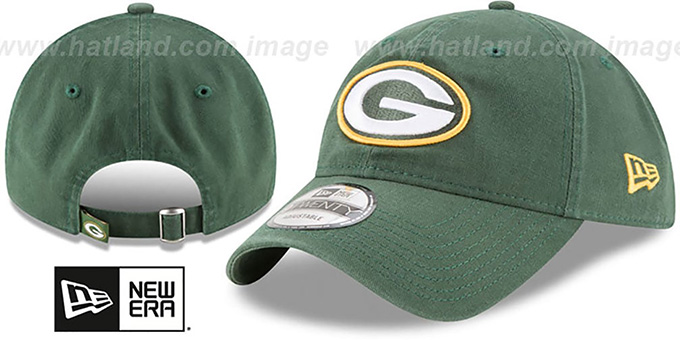 Packers 'CORE-CLASSIC STRAPBACK' Green Hat by New Era