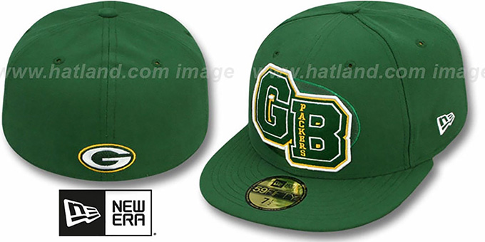 Packers 'NFL FELTN' Green Fitted Hat by New Era