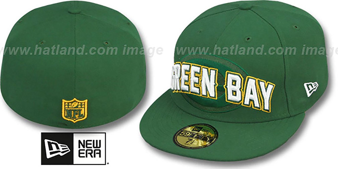 Packers 'NFL ONFIELD DRAFT' Green Fitted Hat by New Era