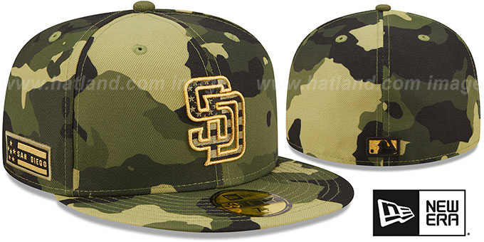 Padres 2022 ARMED FORCES 'STARS N STRIPES' Hat by New Era