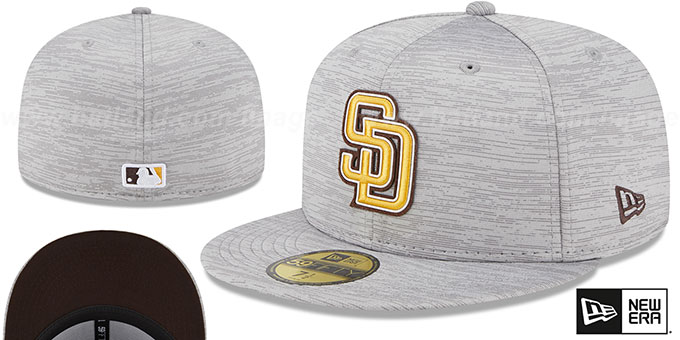 Padres '2023 CLUBHOUSE' Heather Grey Fitted Hat by New Era