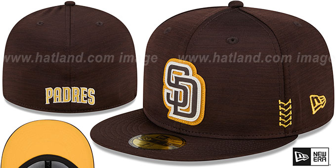 Padres '2024 ALTERNATE CLUBHOUSE' Heather Brown Fitted Hat by New Era