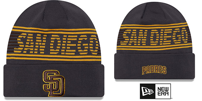 Padres '24-25 SPORT-KNIT' Charcoal Beanie Hat by New Era