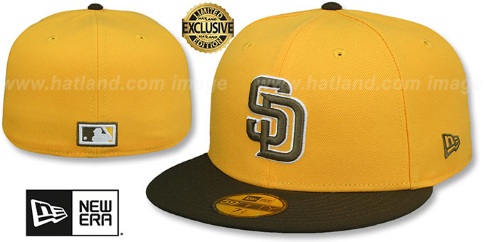 Padres 'COOPERPACK' Gold-Brown Fitted Hat by New Era