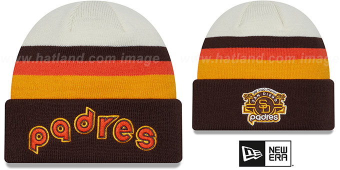 Padres 'RETRO-CUFF' Knit Beanie by New Era