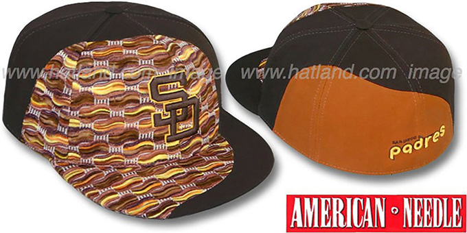 Padres 'SWEATER SWIRL' Brown Hat by American Needle