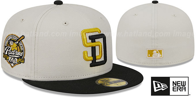 Padres 'TWO-TONE STONE' Fitted Hat by New Era