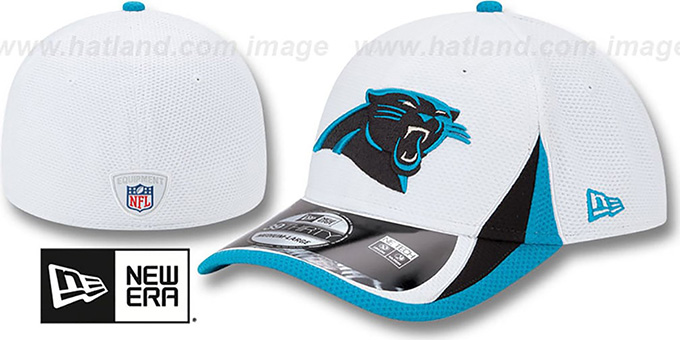 Panthers '2013 NFL TRAINING FLEX' White Hat by New Era