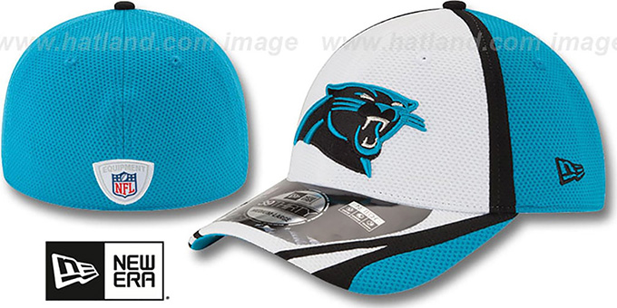 Panthers '2014 NFL TRAINING FLEX' White Hat by New Era