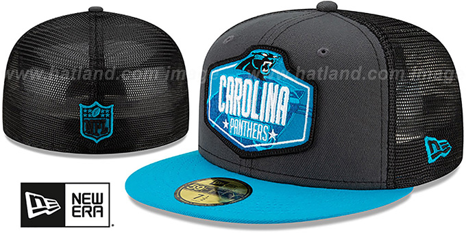 Panthers '2021 NFL TRUCKER DRAFT' Fitted Hat by New Era