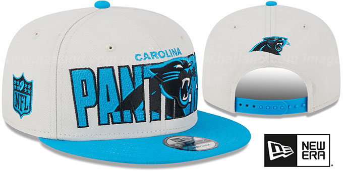 Panthers 2023 'NFL DRAFT SNAPBACK' Stone-Blue Hat by New Era