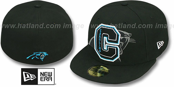 Panthers 'NFL FELTN' Black Fitted Hat by New Era