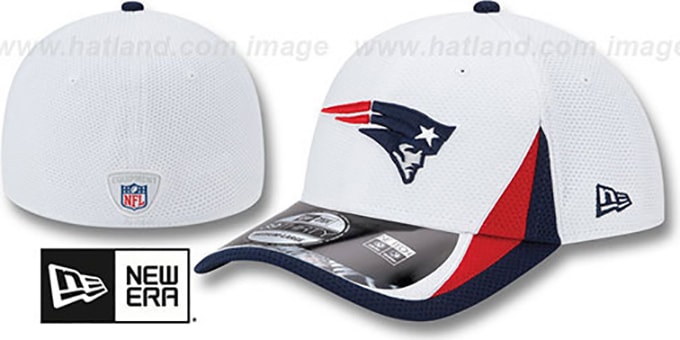 Patriots '2013 NFL TRAINING FLEX' White Hat by New Era