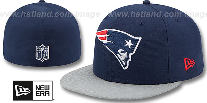 Patriots '2014 NFL DRAFT' Navy Fitted Hat by New Era