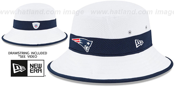 Patriots '2015 NFL TRAINING BUCKET' White Hat by New Era