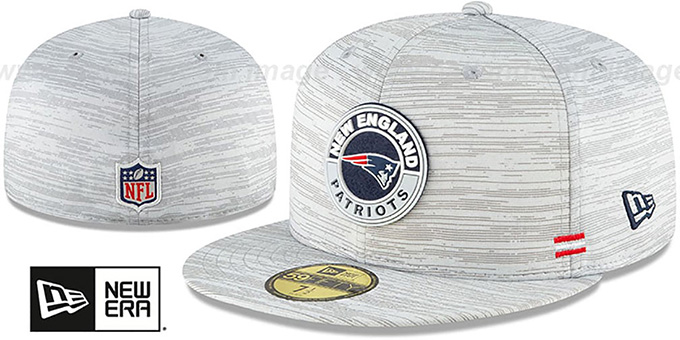 Patriots '2020 ONFIELD STADIUM' Heather Grey Fitted Hat by New Era