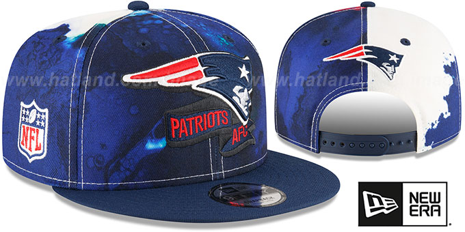 Patriots '2022 NFL SIDELINE TIE-DYE SNAPBACK' Hat by New Era