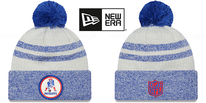 Patriots '2022 NFL THROWBACK SIDELINE' Knit Beanie Hat by New Era