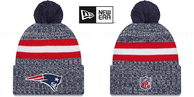 Patriots 2023 'SIDELINE' Knit Beanie Hat by New Era