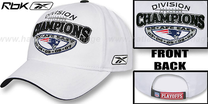 Patriots '5X AFC EAST DIVISION CHAMPS' Hat by Reebok