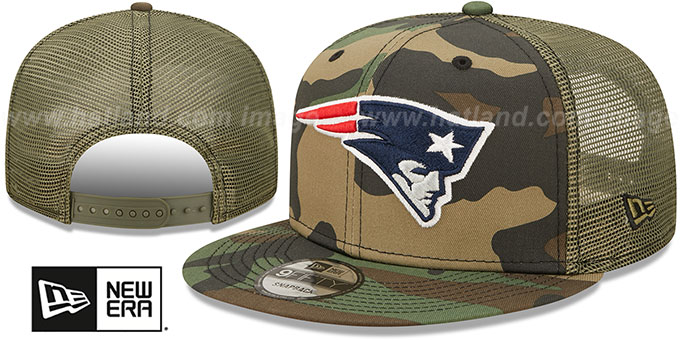 Patriots 'ARMY CAMO TRUCKER' Hat by New Era