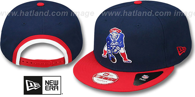 Patriots 'BINDBACK TB SNAPBACK' Navy-Red Hat by New Era