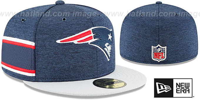 Patriots 'HOME ONFIELD STADIUM' Navy-Grey Fitted Hat by New Era