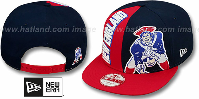 Patriots 'NE-NC THROWBACK DOUBLE COVERAGE SNAPBACK' Hat by New Era