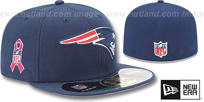 Patriots 'NFL BCA' Navy Fitted Hat by New Era