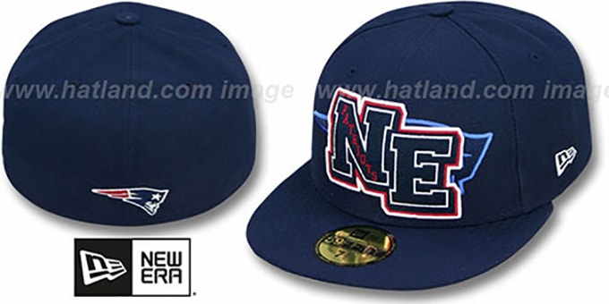 Patriots 'NFL FELTN' Navy Fitted Hat by New Era