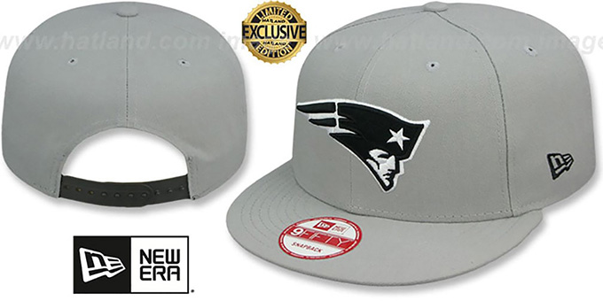 Patriots 'NFL TEAM-BASIC SNAPBACK' Grey-Black Hat by New Era