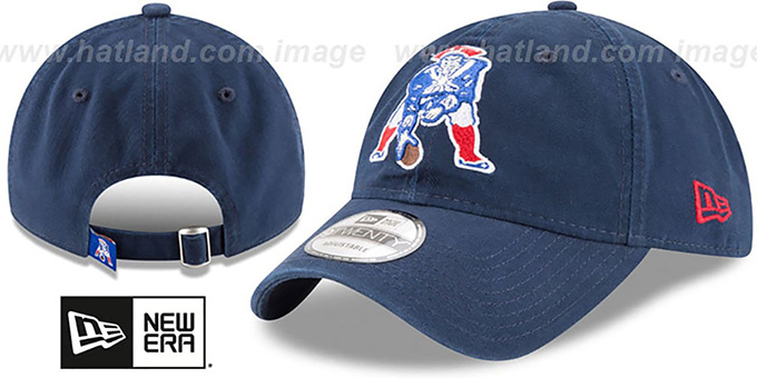 Patriots 'THROWBACK CORE-CLASSIC STRAPBACK' Navy Hat by New Era