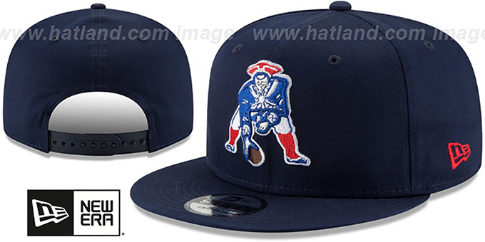 Patriots 'THROWBACK TEAM-BASIC SNAPBACK' Navy Hat by New Era