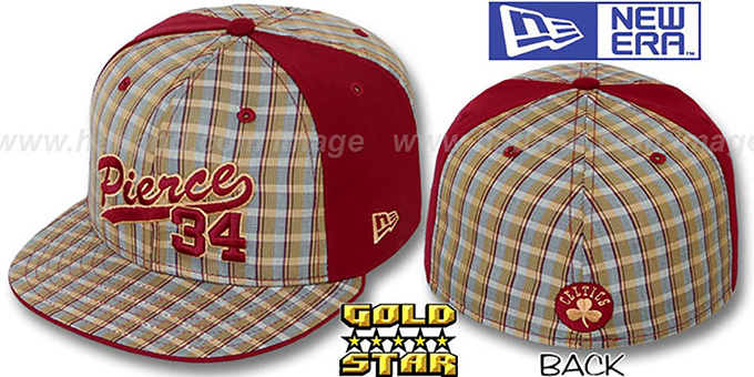 Paul Pierce 'SUPA STAR PLAID' Fitted Hat by New Era