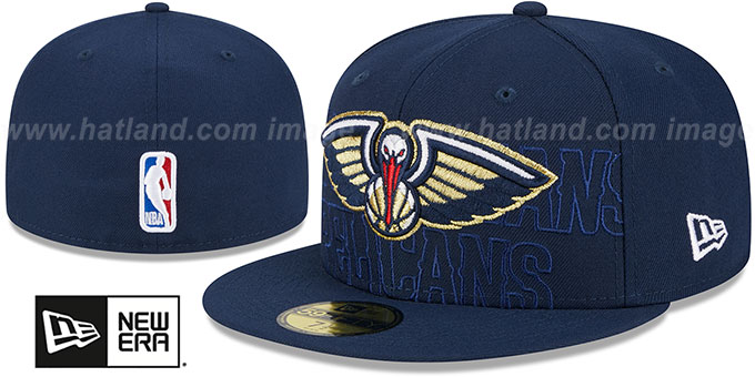 Pelicans 2023 'NBA DRAFT' Navy Fitted Hat by New Era