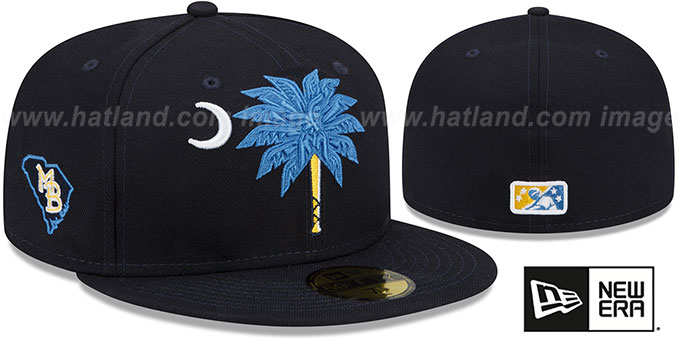 Pelicans 'THEME NIGHT' Navy Fitted Hat by New Era