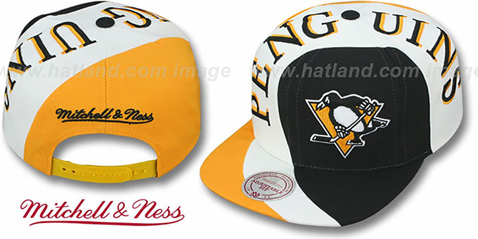 Penguins 'TWIRL SNAPBACK' Hat by Mitchell and Ness