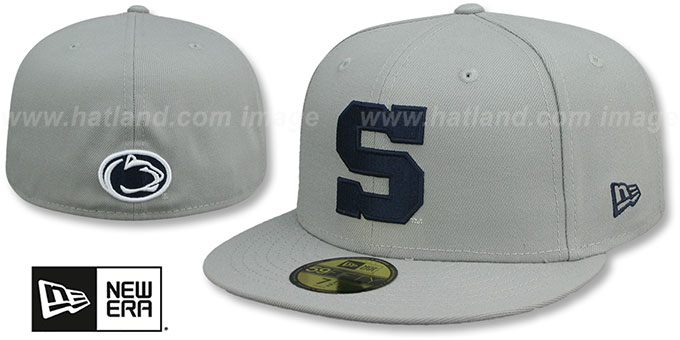 Penn State 'ALT NCAA TEAM-BASIC' Grey Fitted Hat by New Era