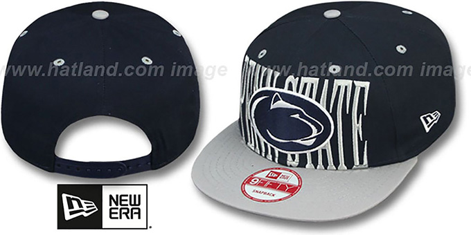 Penn State 'STEP-ABOVE SNAPBACK' Navy-Grey Hat by New Era