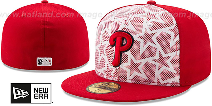 Phillies '2016 JULY 4TH STARS N STRIPES' Fitted Hat by New Era