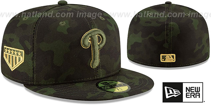 Phillies 2019 ARMED FORCES 'STARS N STRIPES' Hat by New Era