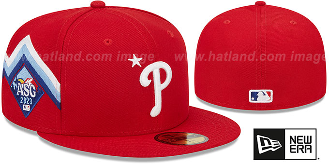 Phillies 2023 'MLB ALL-STAR GAME WORKOUT' Fitted Hat by New Era