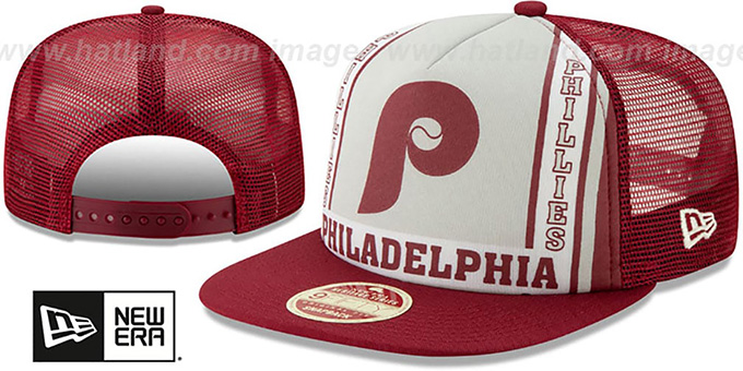 Phillies 'BANNER FOAM TRUCKER SNAPBACK' Hat by New Era