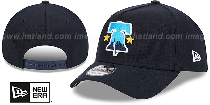 Phillies 'CITY CONNECT A-FRAME SNAPBACK' Navy Hat by New Era