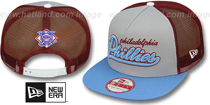 Phillies COOP 'MARK-MESH A-FRAME SNAPBACK' Hat by New Era