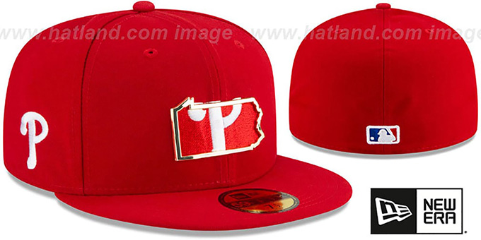 phillies fitted cap