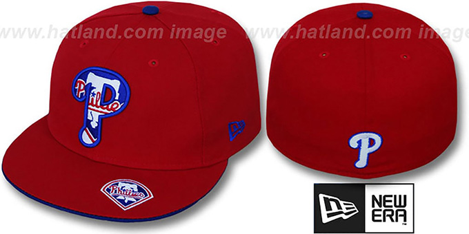 Phillies 'INSIDER BIG-ONE' Red Fitted Hat by New Era