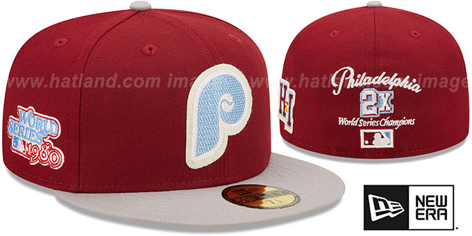 Phillies 'LETTERMAN SIDE-PATCH' Fitted Hat by New Era